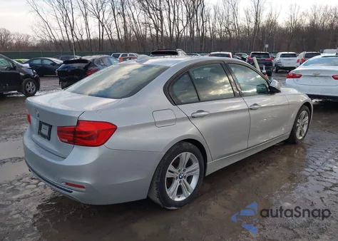 2016 BMW 328I из США, поврежденный, VIN WBA8E9G57GNU28121